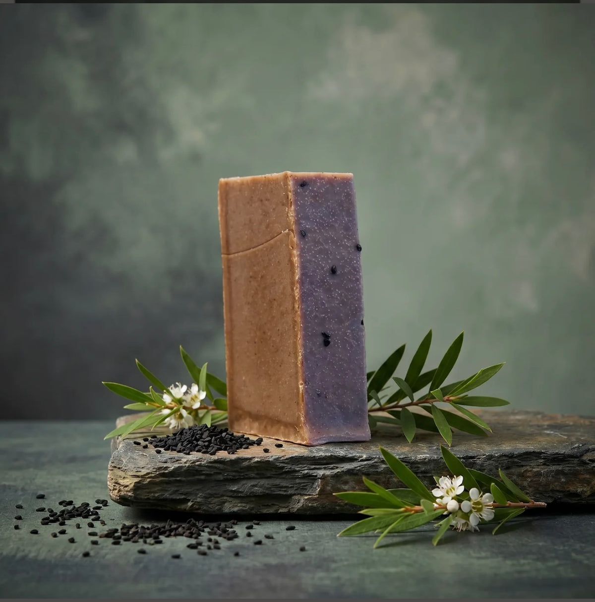 Savon Soin Surgras Nigelle Fort Au Cèdre