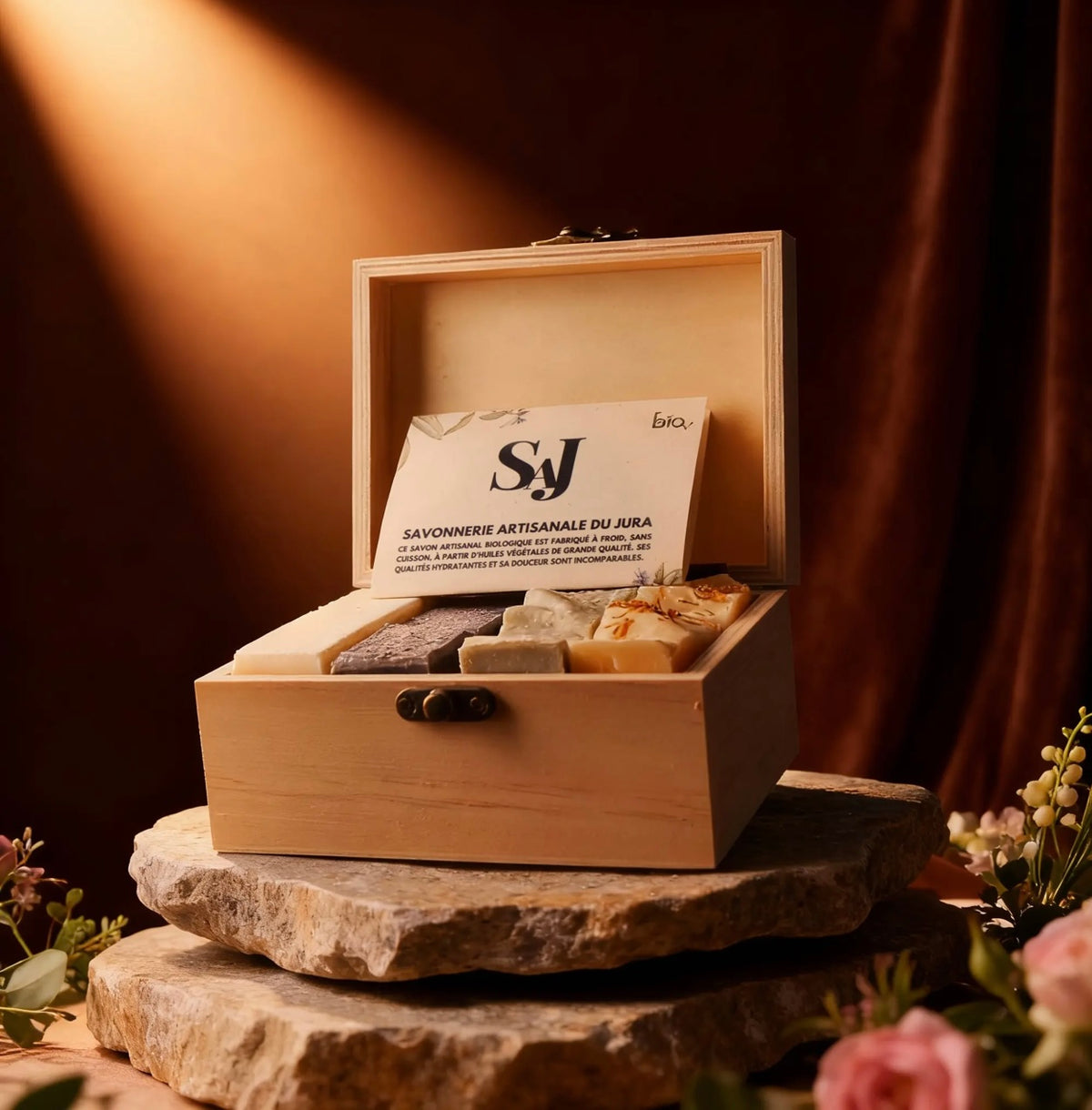 Le Coffret – 4 Savons Saponifiés à Froid