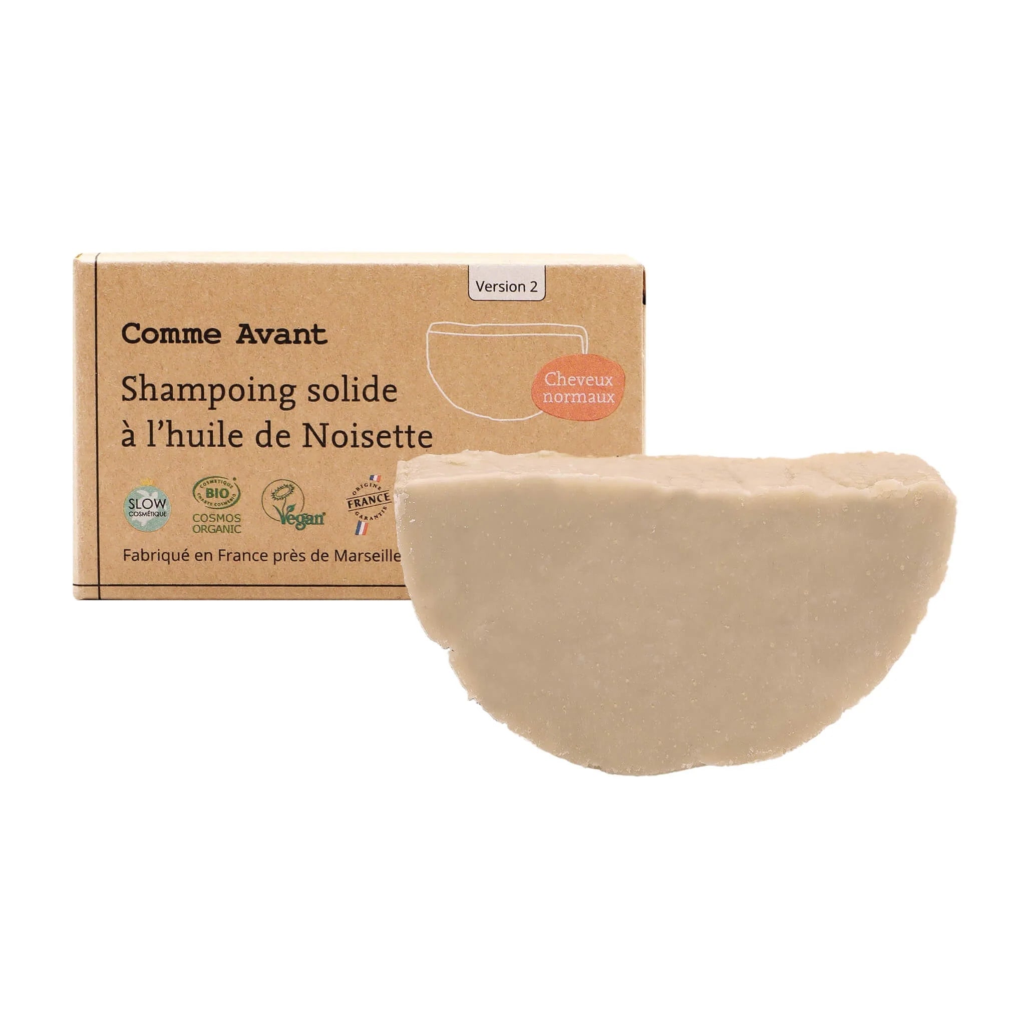 Shampoing à l'huile noisette